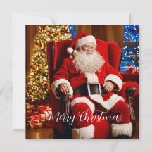 Cartão de Natal do Papai Noel