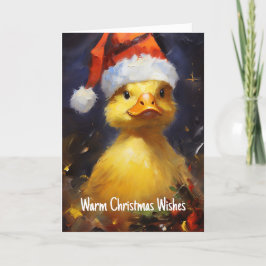 Cartão de Natal do Papai Pato