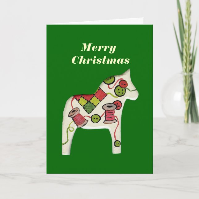 Cartão de Natal do Quilter (Frente)