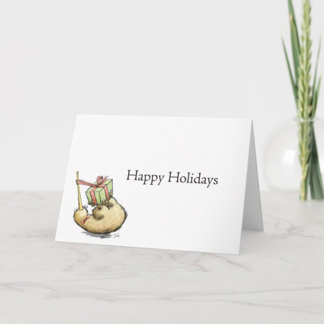 Cartão de Natal do quivi (Frente)