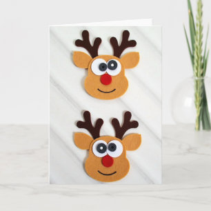 Cartão de Natal do Rudolph