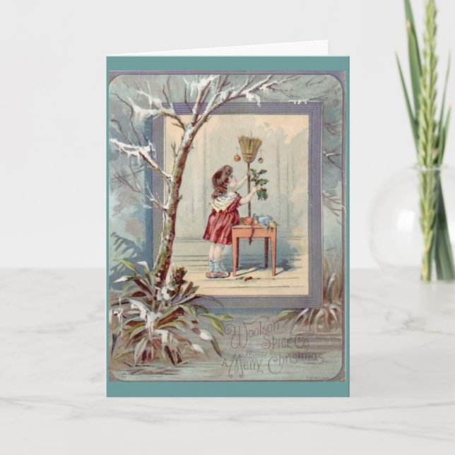 Cartão de Natal do Victorian (Frente)