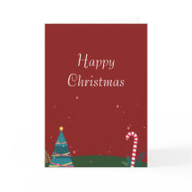 Cartão de Natal Dobrado