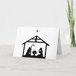 Cartão de Natal dobrado