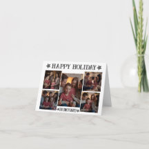 Cartão de Natal Dobrado com Roteiro Moderno 5 Foto