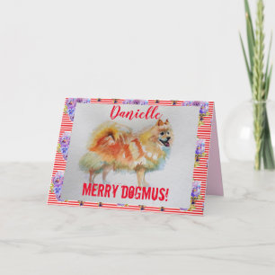 Cartão de Natal Dogmus para Feliz de Cachorro Spi