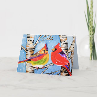 Cartão de Natal dos Cardinals de Natal