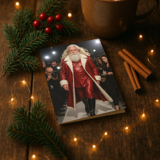 Cartão de Natal dos Trens de Papai Noel