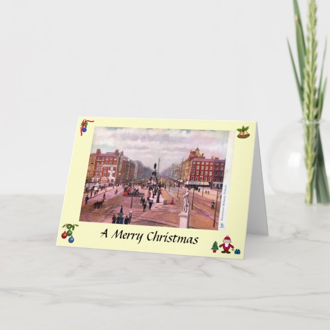 Cartão de Natal - Dublin, Irlanda (Frente)