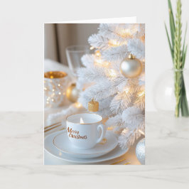 Cartão de Natal Elegant Setting
