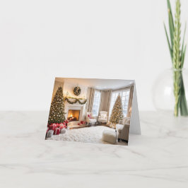 Cartão de Natal Elegante e Moderno