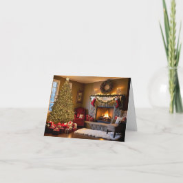 Cartão de Natal Elegante e Moderno