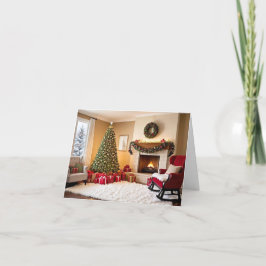 Cartão de Natal Elegante e Moderno