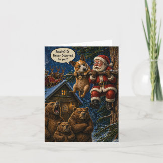 Cartão de Natal Engraçado