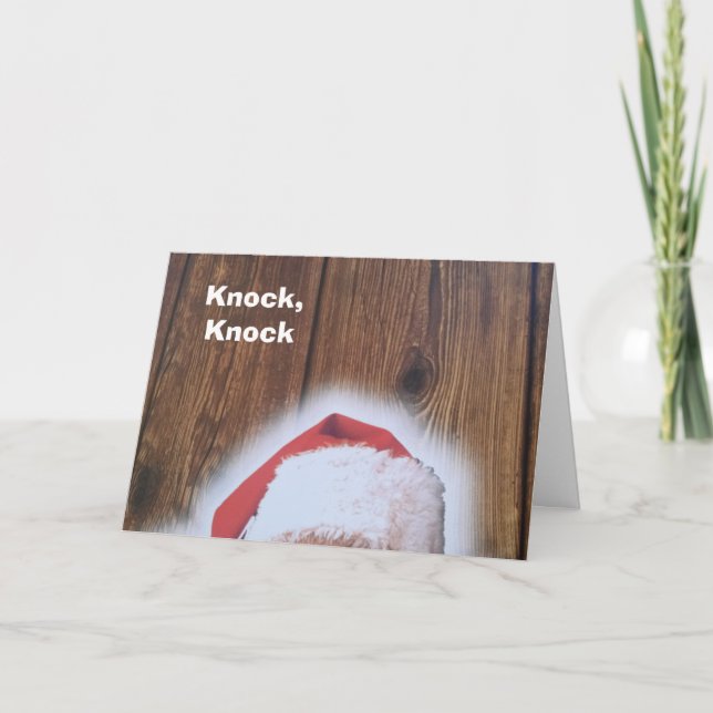 Cartão de Natal Engraçado (Frente)