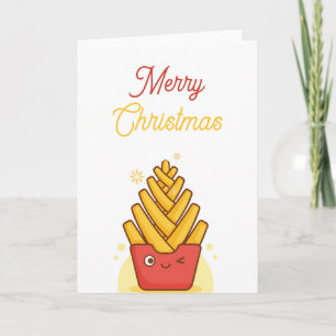 Cartão de Natal Engraçado Cartão de Saudação Dobr