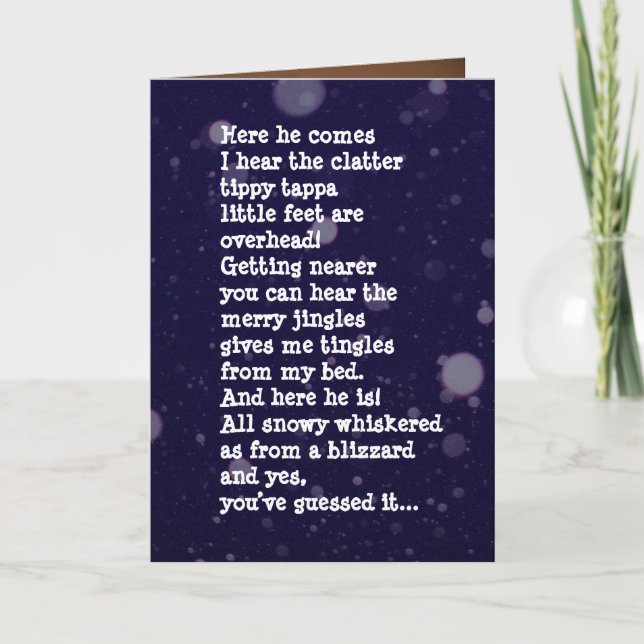 Cartão de Natal Engraçado de um Pão de Cão (Frente)