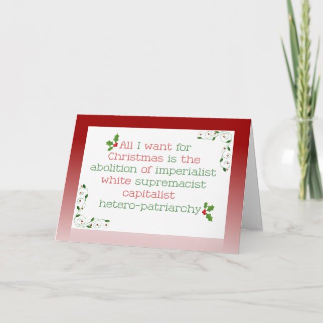 Cartão de Natal engraçado (e verdadeiro) (Frente)