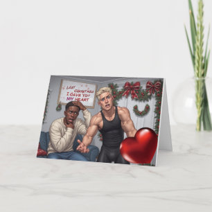Cartão de Natal engraçado gay "Last Christmas"!