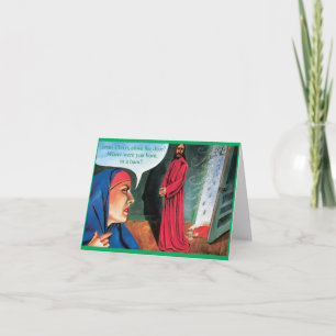 Cartão De Natal Engraçado - Nascer Num Barn