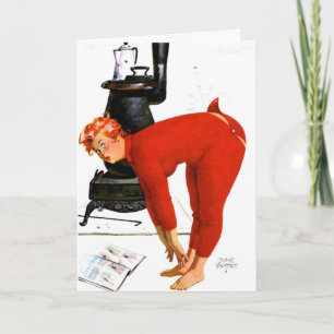 CARTÃO DE NATAL ENGRAÇADO PARA A MULHER