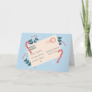 Cartão de Natal engraçado para o humor da Irmã Tes