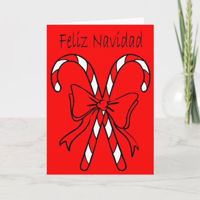 Cartão de Natal espanhol (Frente)