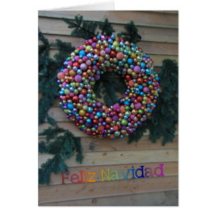 Cartão de Natal espanhol Feliz Navidad