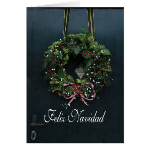Cartão de Natal espanhol Feliz Navidad