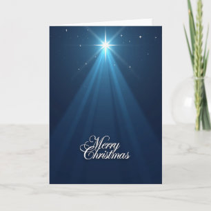 Cartão de Natal Estrela Radiante