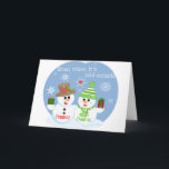 Cartão de Natal feito sob encomenda dos queridos<br><div class="desc">O cartão de Natal bonito para o marido,  a esposa,  o namorado,  o namorada,  etc. personalizam com nomes e texto de fechamento. PARTE DIANTEIRA: Mesmo quando é INTERIOR frio da parte externa:  Seu amor mantem-me morno. Feliz Natal caro! Arte de Jamie Wogan Edwards</div>