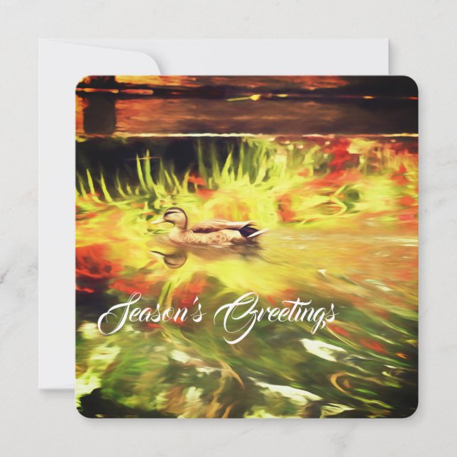 Cartão de Natal Feliz (Frente)