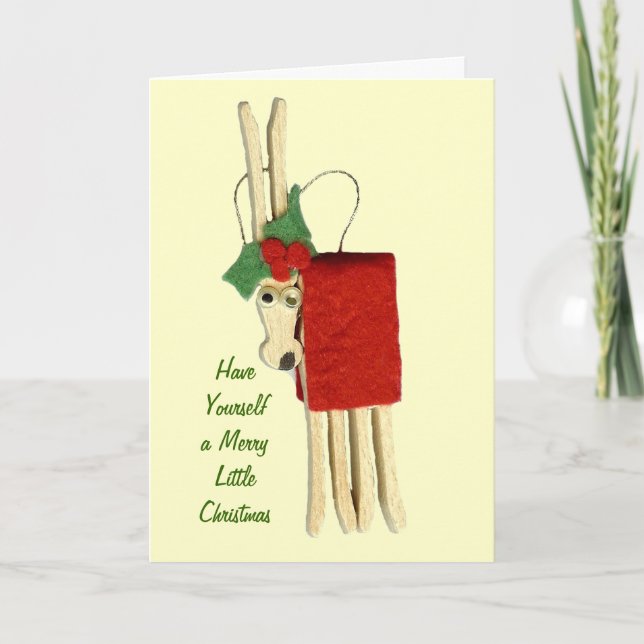 Cartão de Natal feliz (Frente)