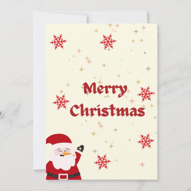 CARTÃO DE NATAL FELIZ (Frente)