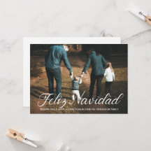 Cartão de Natal Feliz Navidad