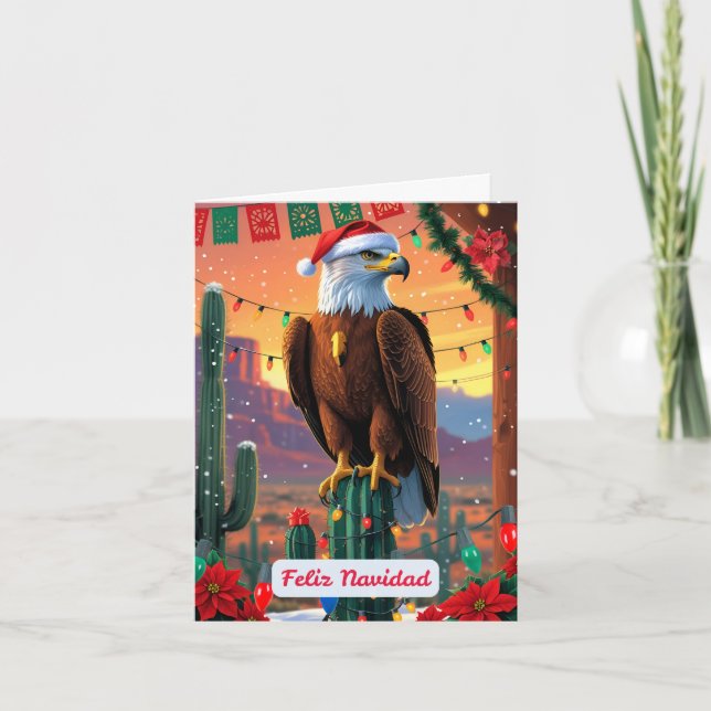 Cartão de Natal Feliz Navidad (Frente)