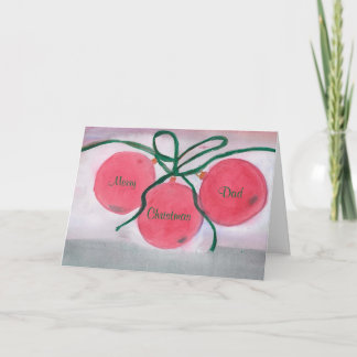 Cartão de Natal, Feliz, Pai, Natal