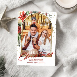 Cartão de Natal Feliz para a Família Fotografias