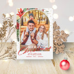 Cartão de Natal Feliz para a Família Fotografias<br><div class="desc">Um cartão de Natal de fotografia encantado. Fácil de personalizar com seus detalhes. Entre em contato comigo via chat se tiver perguntas sobre o trabalho de arte ou precisar de personalização. NOTA: para obter assistência sobre pedidos, envio, informações sobre produtos, etc., entre em contato diretamente com o Atendimento ao cliente...</div>