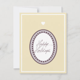 Cartão de Natal Feliz Plano