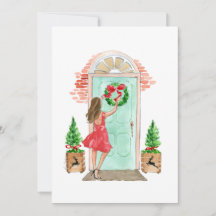 Cartão de Natal "Férias de Natal"