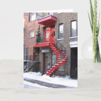 Cartão de Natal — Férias na Cidade