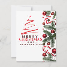 Cartão de Natal Festivo