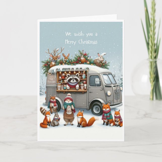 Cartão de Natal Florestal (Frente)