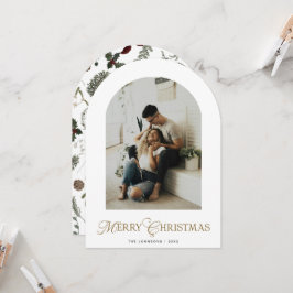 Cartão de Natal Foto Arco Botânico