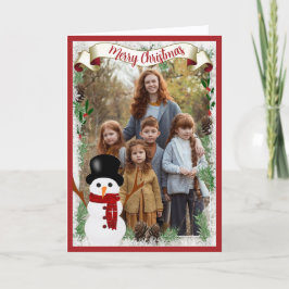 Cartão de Natal Foto de Boas Festas