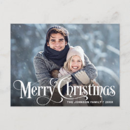 Cartão de Natal FOTO Moderno Feliz Natal