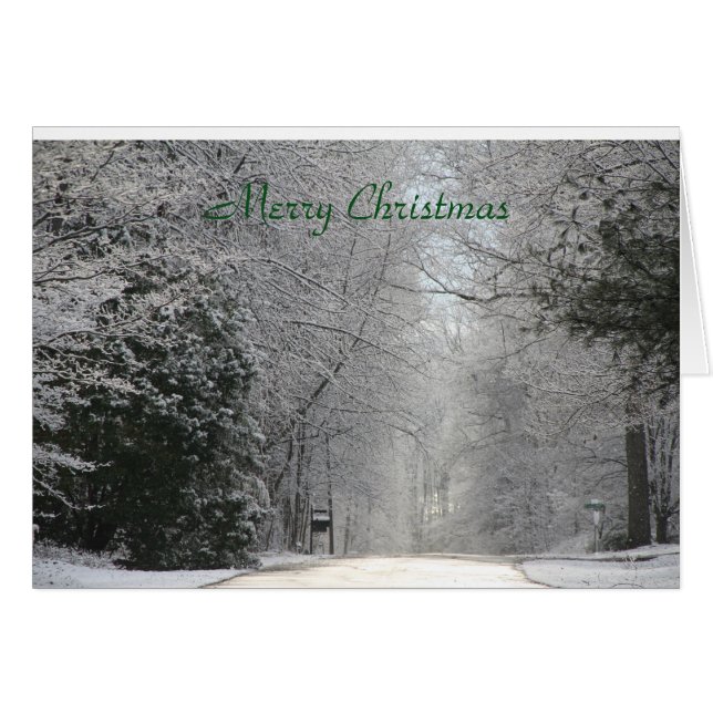 Cartão de Natal, fotografia de alta definição Cena (Frente Horizontal)