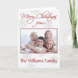 Cartão de Natal Fotográfico