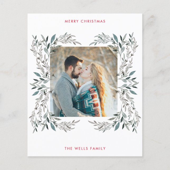 Cartão de Natal Fotográfico (Frente)